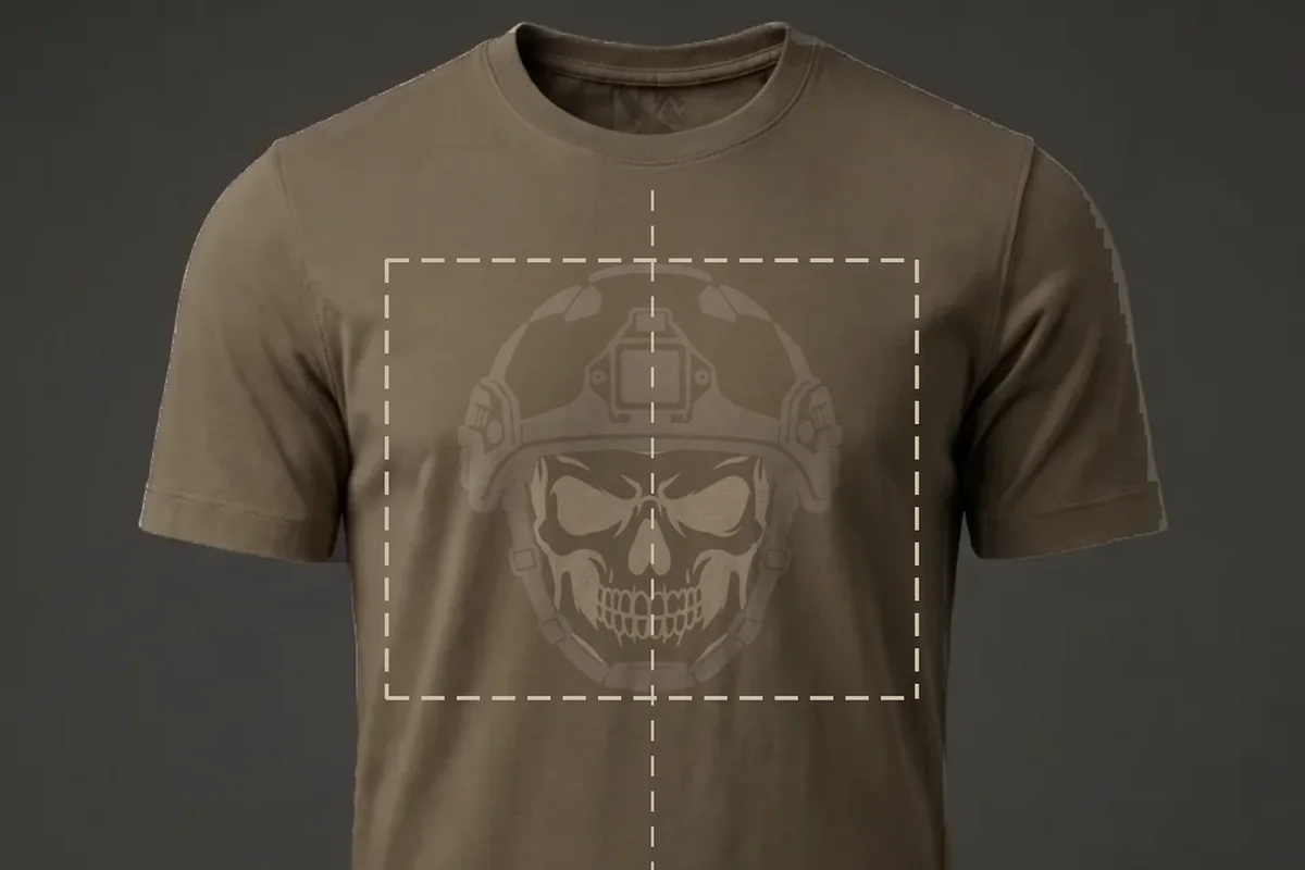 A design in the studio, mid-sweat: the tonal helmet holds while the hidden skull surfaces